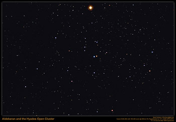 Aldebaran and the Hyades cluster