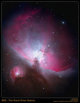 M42, The 'Great Orion Nebula'