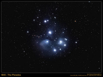 M45 - The Pleiades Cluster