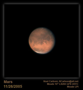 Mars, November 26, 2005