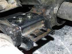 [Crossmember Rear Transmission Mount Pad; Click to See a Larger Image]