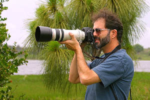 [That's Me and my D30 with Canon 100-400 USM IS Zoom; Click to See a Larger Image]